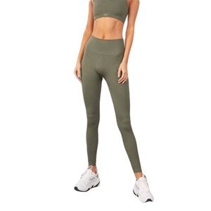 setactive seamless leggings olive green